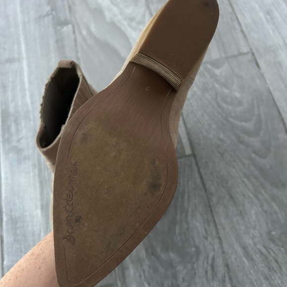 Sam Edelman Tan Suede Ankle Boots - Picture 5 of 5